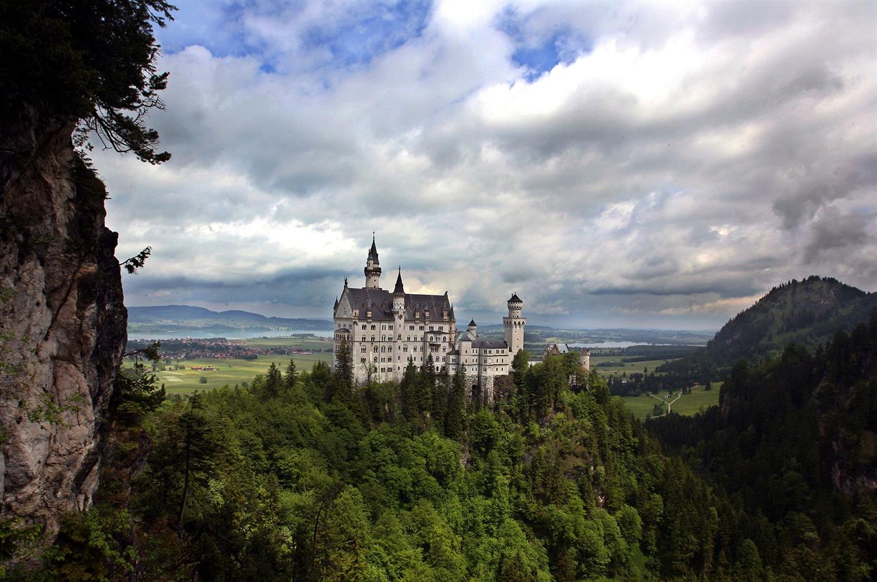 Lichtblicke über Schloss Neuschwanstein